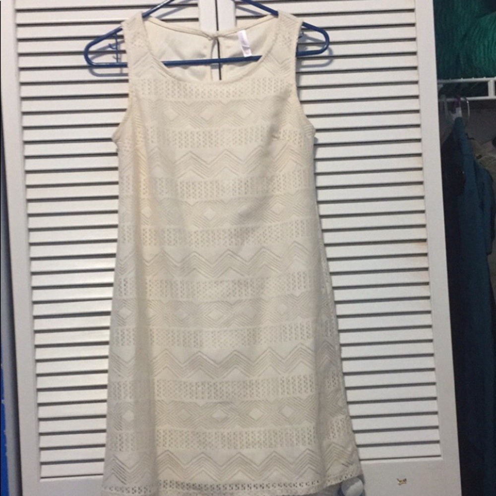 ⚠️LAST CALL⚠️ Cream Shift Dress
